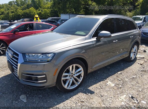 WA1VAAF7XHD005783 2017 AUDI Q7 Silver წინა მარცხენა ხედი სამი მეოთხედიდან