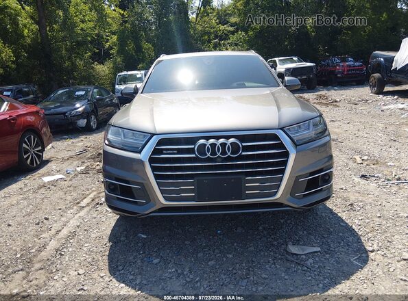WA1VAAF7XHD005783 2017 AUDI Q7 Silver წინა პანელის ხედი