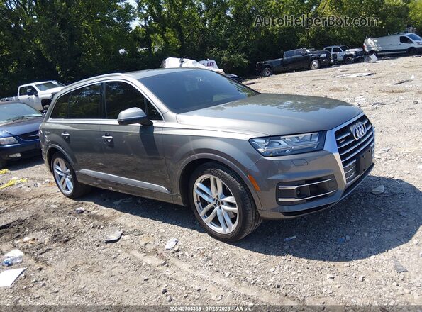 WA1VAAF7XHD005783 2017 AUDI Q7 Silver ხელსაწყოთა პანელის ხედი