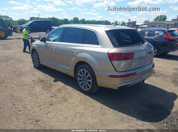 WA1VAAF7XJD009791 2018 AUDI Q7 Beige Задня ліва чверть