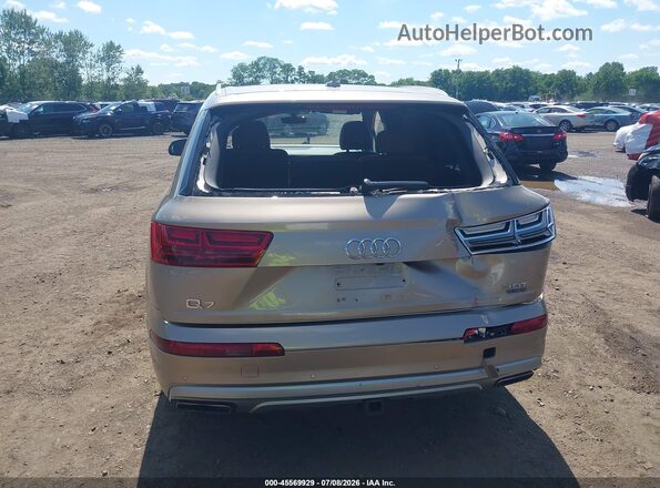 WA1VAAF7XJD009791 2018 AUDI Q7 Beige Вид спереду