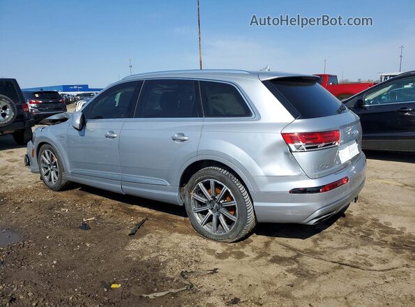 WA1VAAF7XJD011718 2018 AUDI Q7 Серебряный Задняя левая четверть