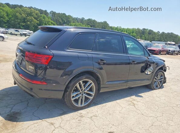 WA1VAAF7XJD048199 2018 AUDI Q7 Black Задня права чверть