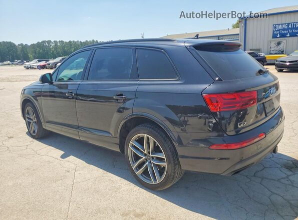 WA1VAAF7XJD048199 2018 AUDI Q7 Black Задня ліва чверть