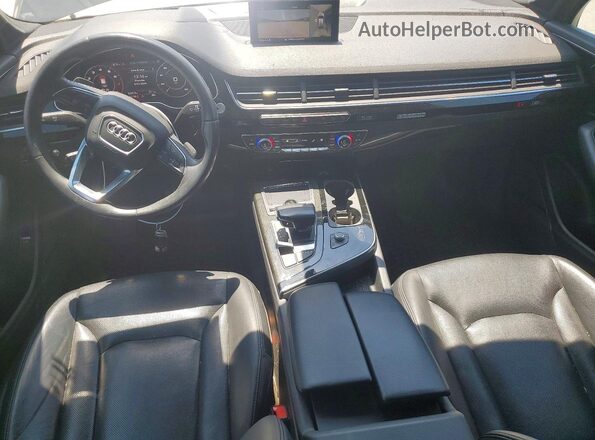 WA1VAAF7XJD048199 2018 AUDI Q7 Black Вид панелі приладів