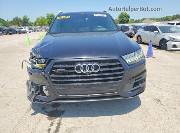 WA1VAAF7XJD048199 2018 AUDI Q7 Black Вид спереду