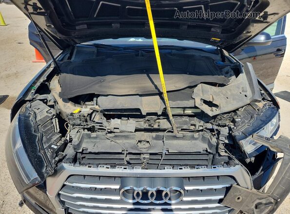 WA1VAAF7XJD055153 2018 AUDI Q7 Black Widok naklejki z numerem VIN