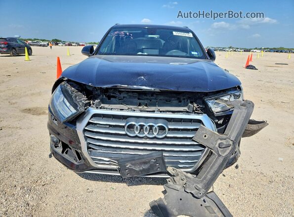 WA1VAAF7XJD055153 2018 AUDI Q7 Black Widok z przodu