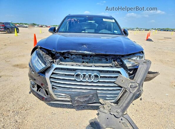 WA1VAAF7XJD055153 2018 AUDI Q7 Black Widok z tyłu