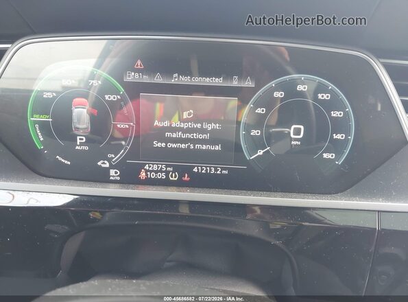 WA1VAAGE2KB005227 2019 AUDI E-TRON Gray Вид задніх сидінь