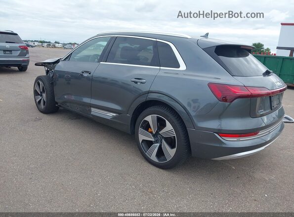 WA1VAAGE2KB005227 2019 AUDI E-TRON Gray Задня ліва чверть