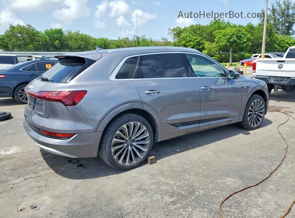 WA1VAAGE5KB011183 2019 AUDI E-TRON Gray Հետևի աջ