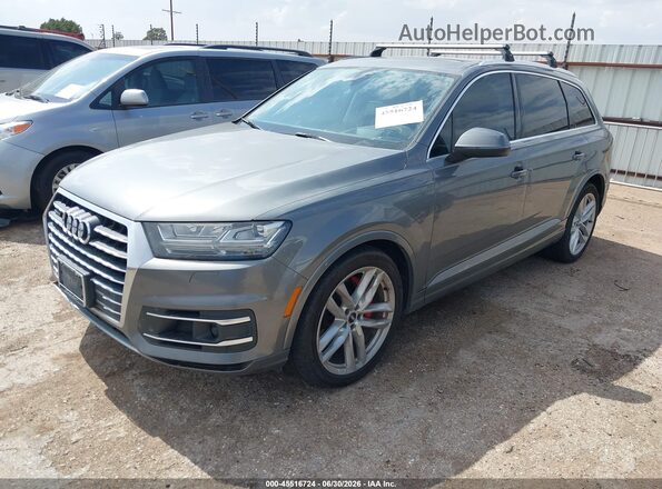 WA1VABF72HD029887 2017 AUDI Q7 Gray Front left