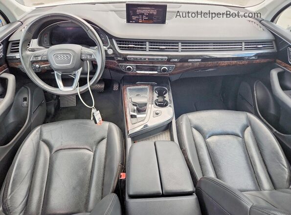 WA1VABF79JD055084 2018 AUDI Q7 White Widok deski rozdzielczej