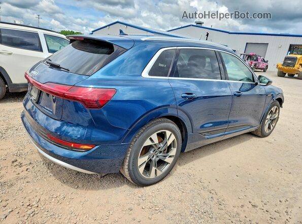 WA1VABGE4MB015766 2021 AUDI E-TRON Blue Задня права чверть