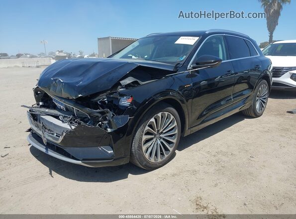 WA1VABGE6KB010775 2019 AUDI E-TRON Black Передня ліва чверть