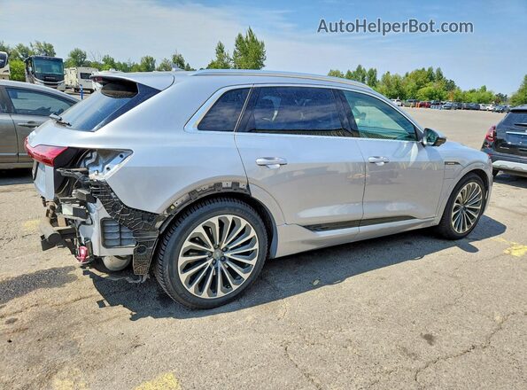 WA1VABGE7KB008940 2019 AUDI E-TRON Silver Rear right