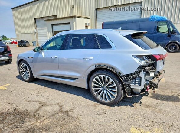 WA1VABGE7KB008940 2019 AUDI E-TRON Silver Rear left