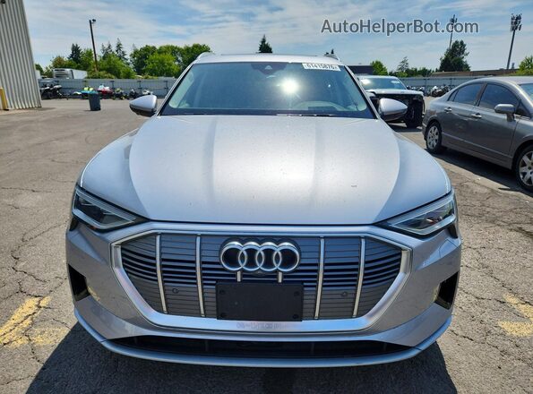 WA1VABGE7KB008940 2019 AUDI E-TRON Silver Front view