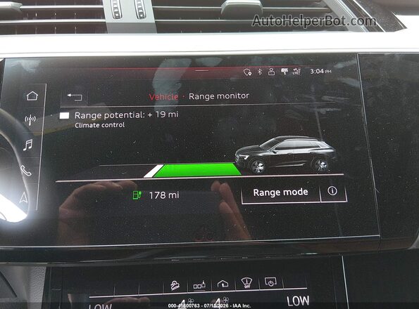 WA1VABGE7KB014205 2019 AUDI E-TRON Orange 