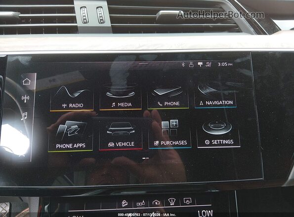 WA1VABGE7KB014205 2019 AUDI E-TRON Orange 