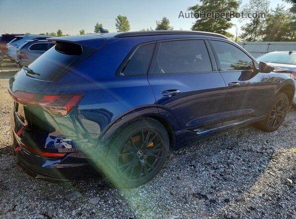 WA1VABGEXNB027048 2022 AUDI E-TRON Blue Задня права чверть