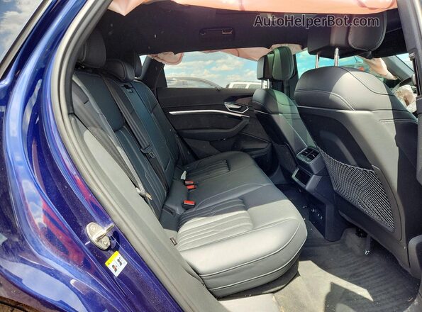 WA1VABGEXNB027048 2022 AUDI E-TRON Blue Вид задніх сидінь
