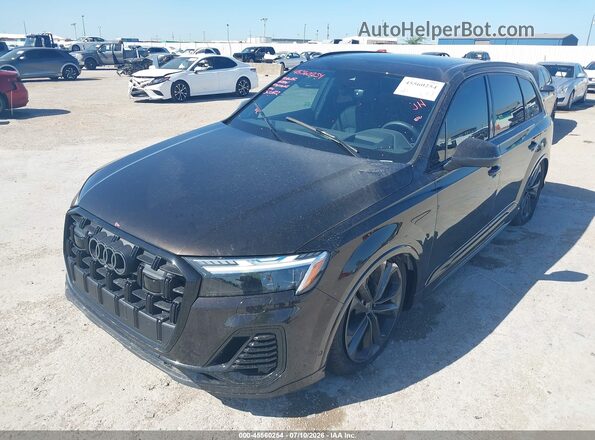 WA1VVBF71SD009285 2025 AUDI Q7 Black Vista tres cuartos delantera izquierda