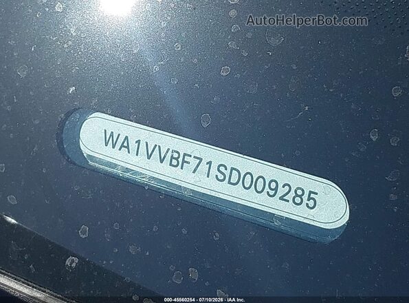 WA1VVBF71SD009285 2025 AUDI Q7 Black 