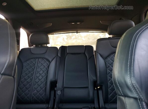 WA1VWAF75LD013252 2020 AUDI SQ7 Black Հետևի նստատեղերի տեսք