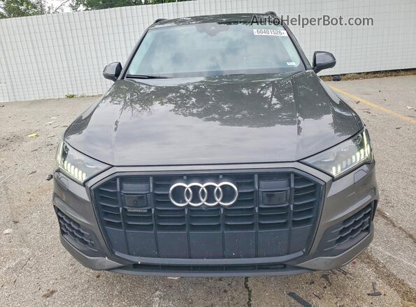 WA1VXAF72MD033165 2021 AUDI Q7 Gray წინა ხედი