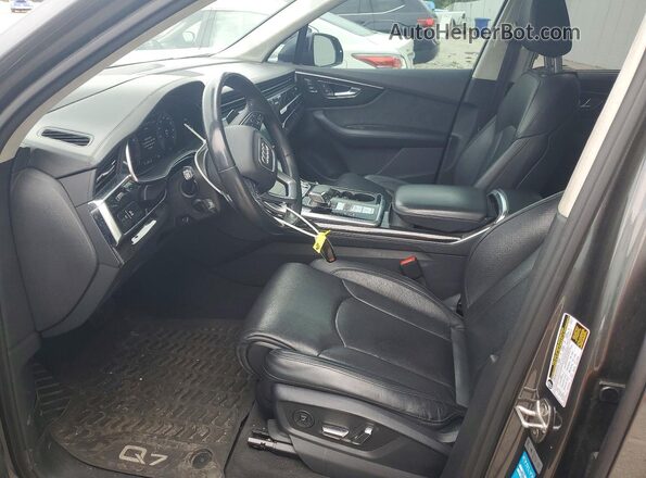WA1VXAF72MD033165 2021 AUDI Q7 Gray წინა სალონის ხედი