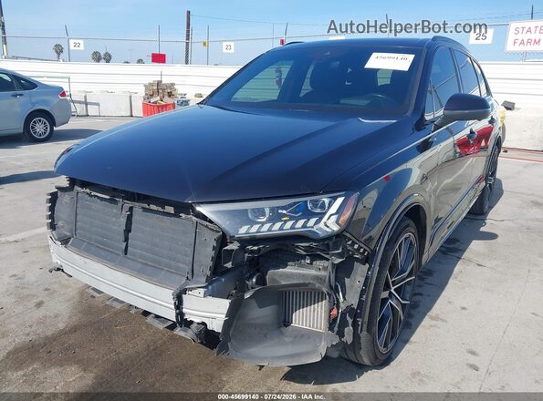 WA1VXAF74MD020109 2021 AUDI Q7 Black Դիմացի տեսք