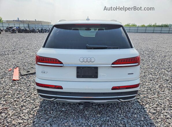 WA1VXAF76MD010651 2021 AUDI Q7 White Вид ззаду