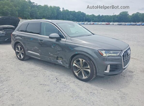 WA1VXAF77MD026986 2021 AUDI Q7 Gray Передня права чверть