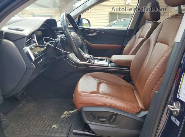 WA1VXBF76ND006025 2022 AUDI Q7 Blue წინა სალონის ხედი