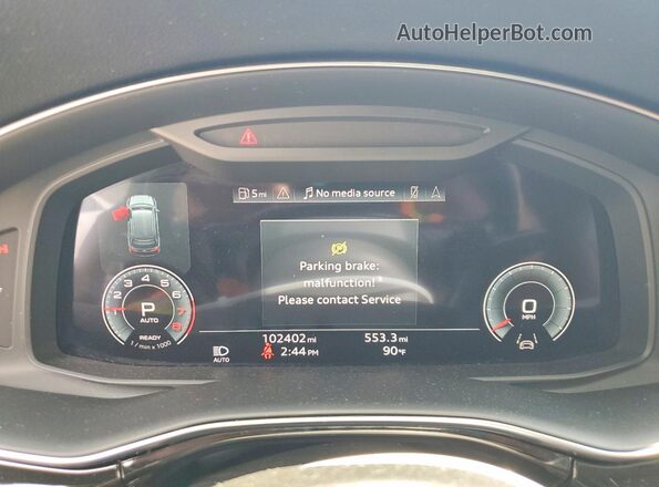 WA1VXBF76ND006025 2022 AUDI Q7 Blue ხელსაწყოთა პანელის ხედი