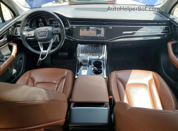 WA1VXBF76ND006025 2022 AUDI Q7 Blue წინა პანელის ხედი