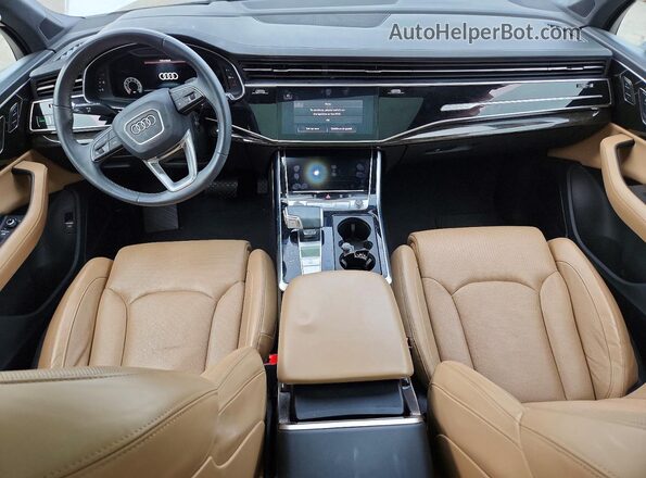 WA1VXBF76PD012300 2023 AUDI Q7 White Dashboard view