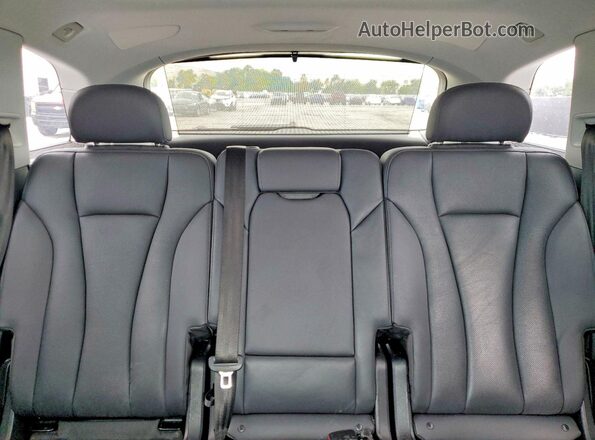 WA1VXBF77PD000415 2023 AUDI Q7 Black უკანა სავარძლების ხედი