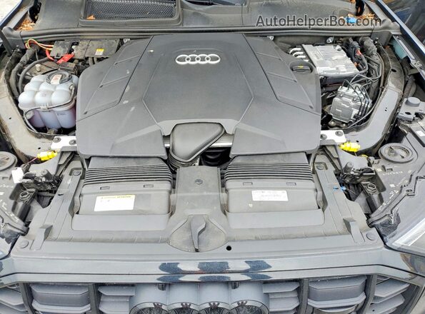 WA1VXBF77PD000415 2023 AUDI Q7 Black ძრავის განყოფილების ხედი