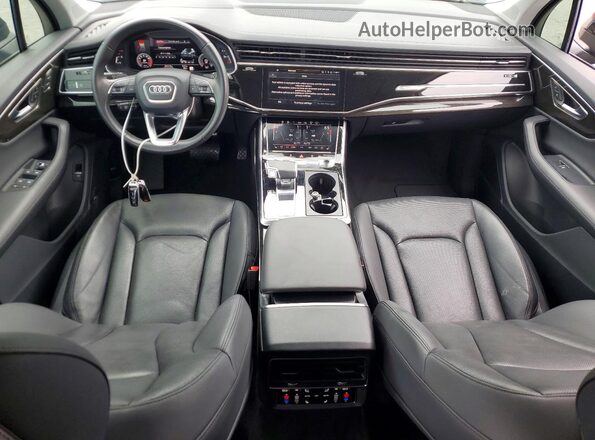 WA1VXBF77PD000415 2023 AUDI Q7 Black წინა პანელის ხედი