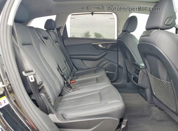WA1VXBF77PD000415 2023 AUDI Q7 Black უკანა სალონის ხედი
