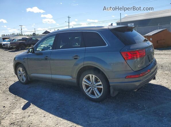 WA1WAAF70HD007739 2017 AUDI Q7 Gray Trasero izquierdo
