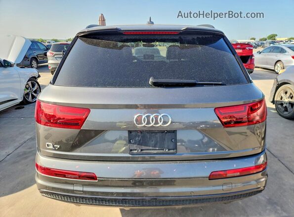 WA1WAAF78KD011156 2019 AUDI Q7 Gray Widok z tyłu