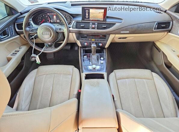 WAU22AFC7HN010207 2017 AUDI A7 White წინა პანელის ხედი
