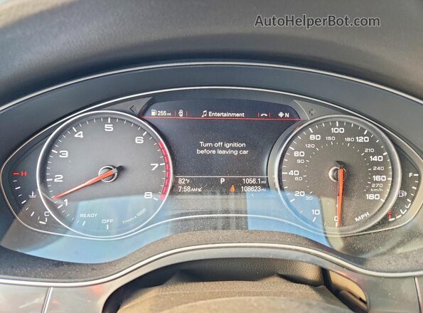 WAU22AFC7HN010207 2017 AUDI A7 White ხელსაწყოთა პანელის ხედი