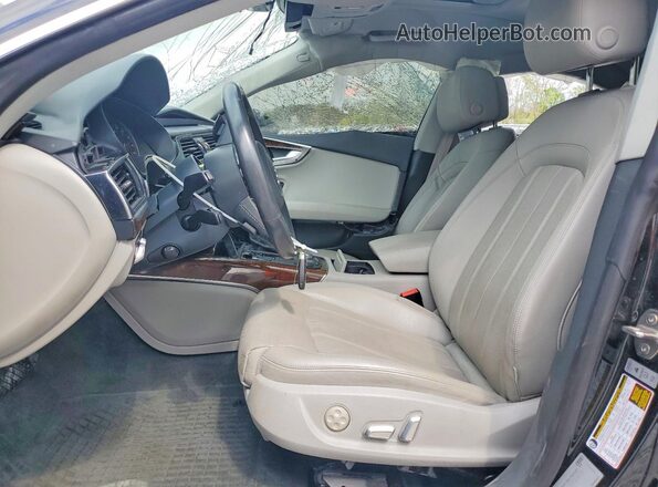 WAU23AFC2JN074688 2018 AUDI A7 Черный Вид салона спереди