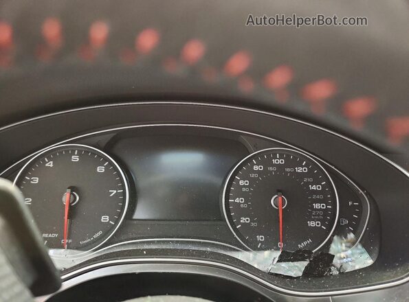 WAU23BFC2JN075782 2018 AUDI A7 Gray Вид щитка приладів