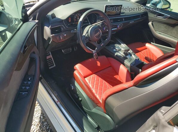 WAU24GF54JN021301 2018 AUDI S5 White Widok deski rozdzielczej